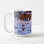 Winterkajuiteter op sneeuwkerst koffiemok (Links)