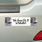 WINTERKANALEN BUMPERSTICKER (Op auto)