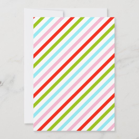 Winterkandylandthema Uitnodiging (Achterkant)