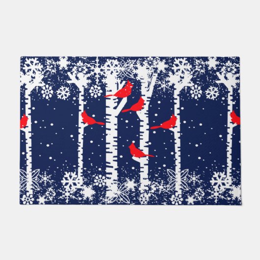 Winterkardinaal Deurmat (Voorkant)