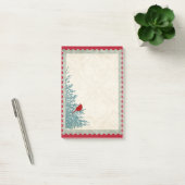 Winterkardinaal in de  damesboom post-it® notes (Kantoor)