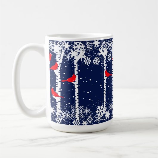 Winterkardinaal Koffiemok (Links)