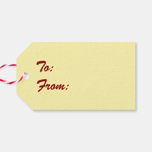 Winterkardinaal op een feestelijk vogelhuisje cadeaulabel (Achterkant Horizontaal)