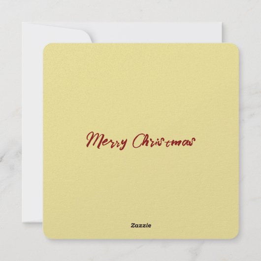 Winterkardinaal op een feestelijk vogelhuisje feestdagenkaart (Achterkant)