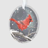 Winterkardinaal Ornament (voorkant)