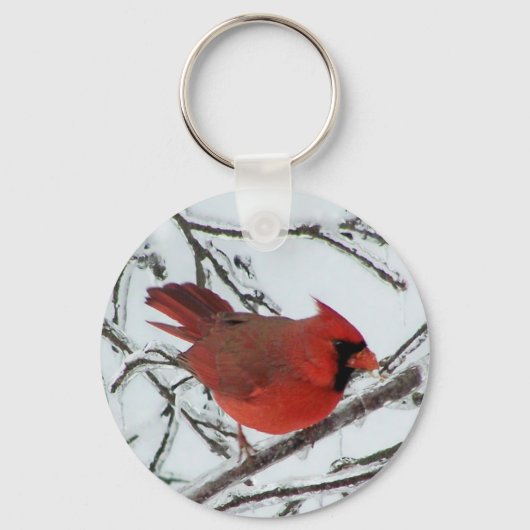 Winterkardinaal Sleutelhanger (Voorkant)