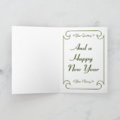 Winterkardinalen Feestdagen Kaart (Binnen)