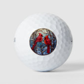 Winterkardinalen golfballen (Voorkant)
