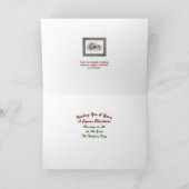 Winterkardinalen Kerst Kaart (Binnen)