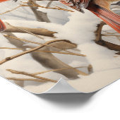 Winterkardinalen Poster (Hoek)