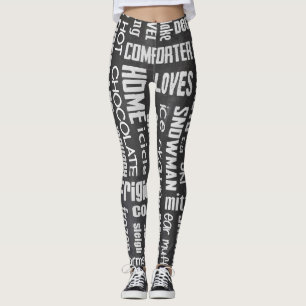 winterkarton collage leggings