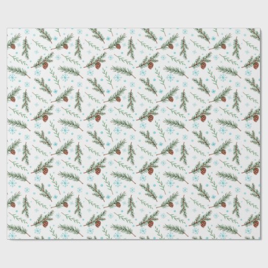 winterkartonwikkelpapier cadeaupapier (Vlak)