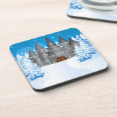 winterkasteel onderzetter (Linkerzijde)
