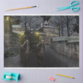 winterkasteel tissuepapier (Craft)