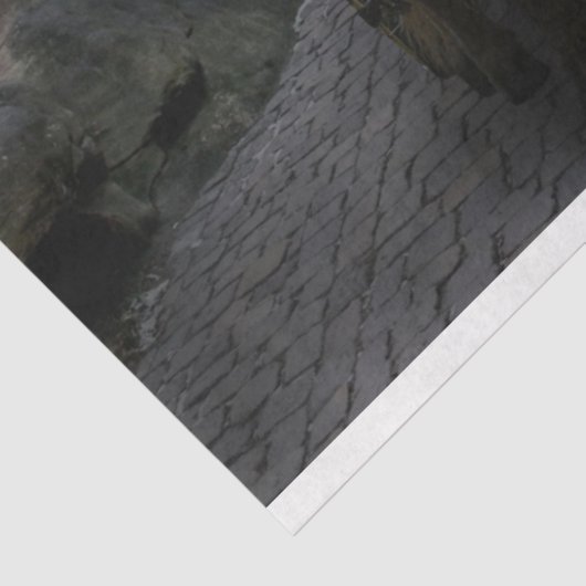 winterkasteel tissuepapier (Detail)