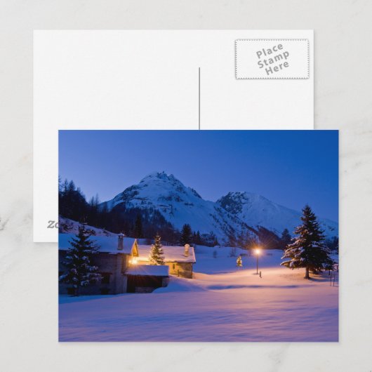 Winterkasten Briefkaart (Voorkant / Achterkant)