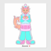 Winterkat Sticker (Vel)