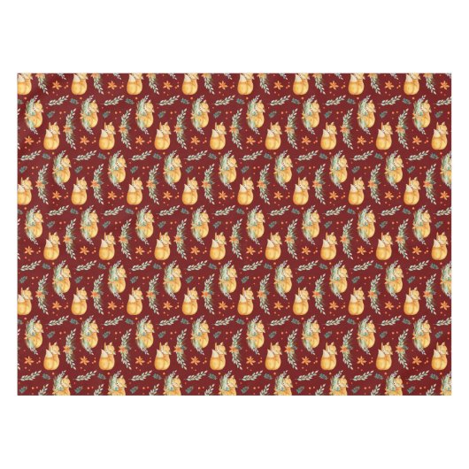 winterkatoenhoudend zwoerd tafelkleed (Voorkant (Horizontaal))