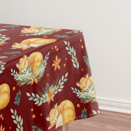 winterkatoenhoudend zwoerd tafelkleed (Voorbeeld)