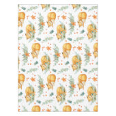 winterkatoenhoudend zwoerd tafelkleed (Voorkant)