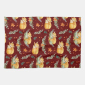 winterkatoenhoudend zwoerd theedoek (Horizontaal)