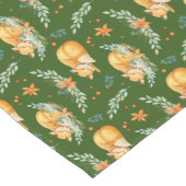 Winterkatoenkerslaapstand Fox Green Korte Tafelloper (Hoek)