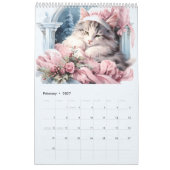 Winterkatten voor de ramen kalender (Feb 2027)