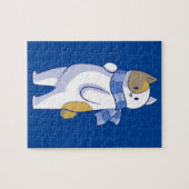 winterkattenpuzzel legpuzzel (Horizontaal)