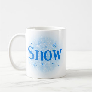 Winterkeramische aangepaste Mok met sneeuwthema