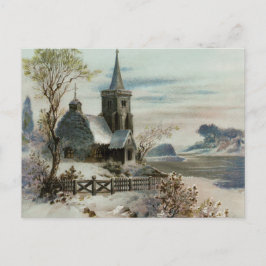 winterkerk briefkaart