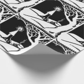  winterkerk (Lge) Afbeelding) Cadeaupapier (Hoek)