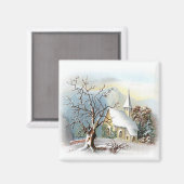 Winterkerk Magneet (Voorkant / Achterkant)