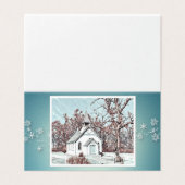 Winterkerk nr.1 kaart (Buitenkant ongevouwen)