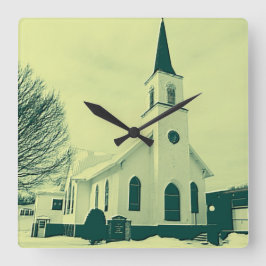 Winterkerk Vierkante Klok