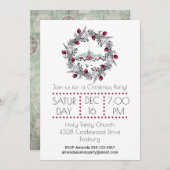  Winterkerkscène met kerstmis Kaart (Voorkant / Achterkant)