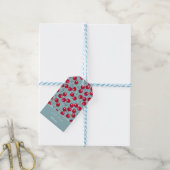 Winterkers. Cadeaulabel (Met Touw)