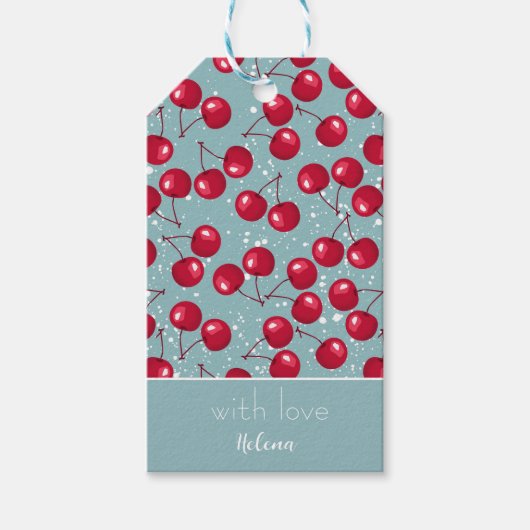 Winterkers. Cadeaulabel (Voorkant)