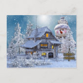 Winterkerst Briefkaart (Voorkant)