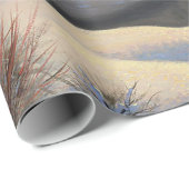  winterkerst per paard en koets cadeaupapier (Rol Hoek)