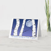 Winterkerst/solstice-Kaart Feestdagen Kaart (Voorkant)