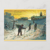  winterkerst van de Christelijke Kerk Briefkaart (Voorkant)