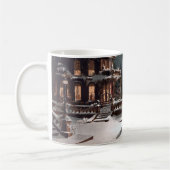  winterkerstavond bij maanlicht koffiemok (Links)