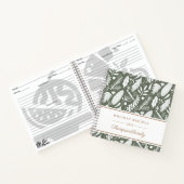 Winterkerstavond feestdag notitieboek (Binnen)