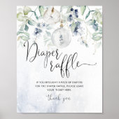 Winterkerstballetje elegant luidertapijt poster (Voorkant)