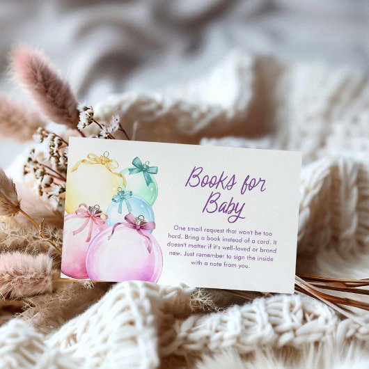 Winterkerstboeken voor Baby Informatiekaartje