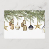 Winterkerstboeken voor Baby Kaart (Achterkant)