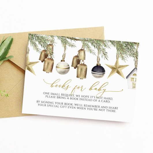 Winterkerstboeken voor Baby Kaart