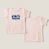 Winterkerstbomen en sneeuwpoppen Frosty Time (Ontwerp Voorkant & Achterkant)