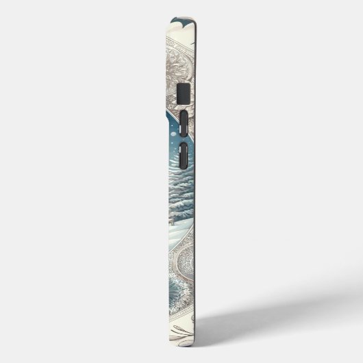 Winterkerstboom Case-Mate iPhone Case (Achterkant / Links)