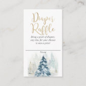 Winterkerstboom en winterkleerkaarten informatiekaartje (Voorkant)